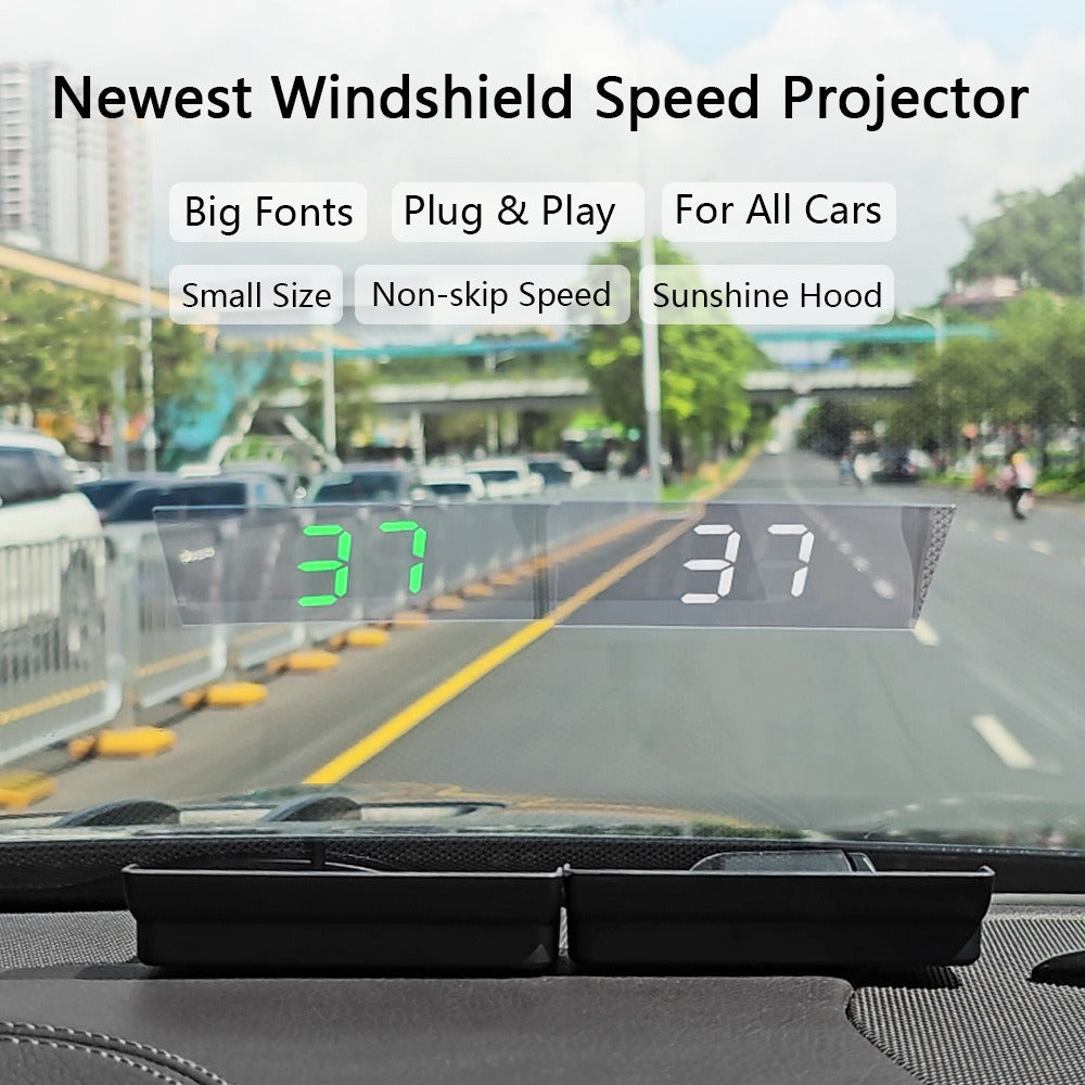 Head up display GPS speedometer speed display