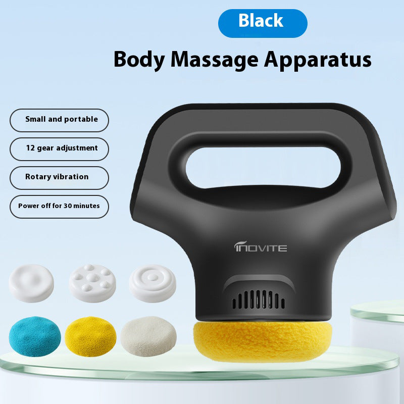 Fat pushing machine, handheld portable massager, massage stick, neck, waist, shoulder kneading, fascia gun, body beauty device